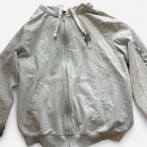 U.S. Polo Assn. Gray women’s zip up Hoodie